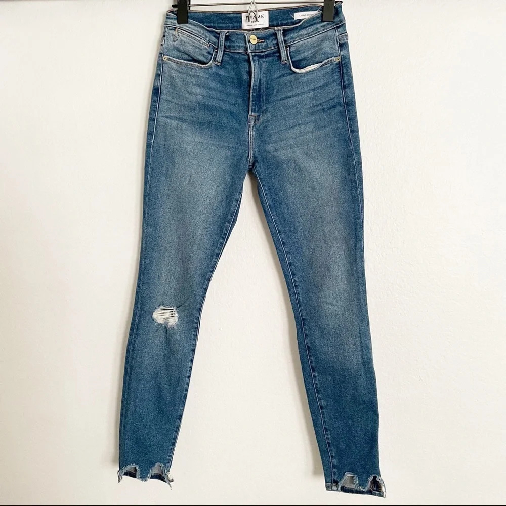 Frame | le high skinny jeans
